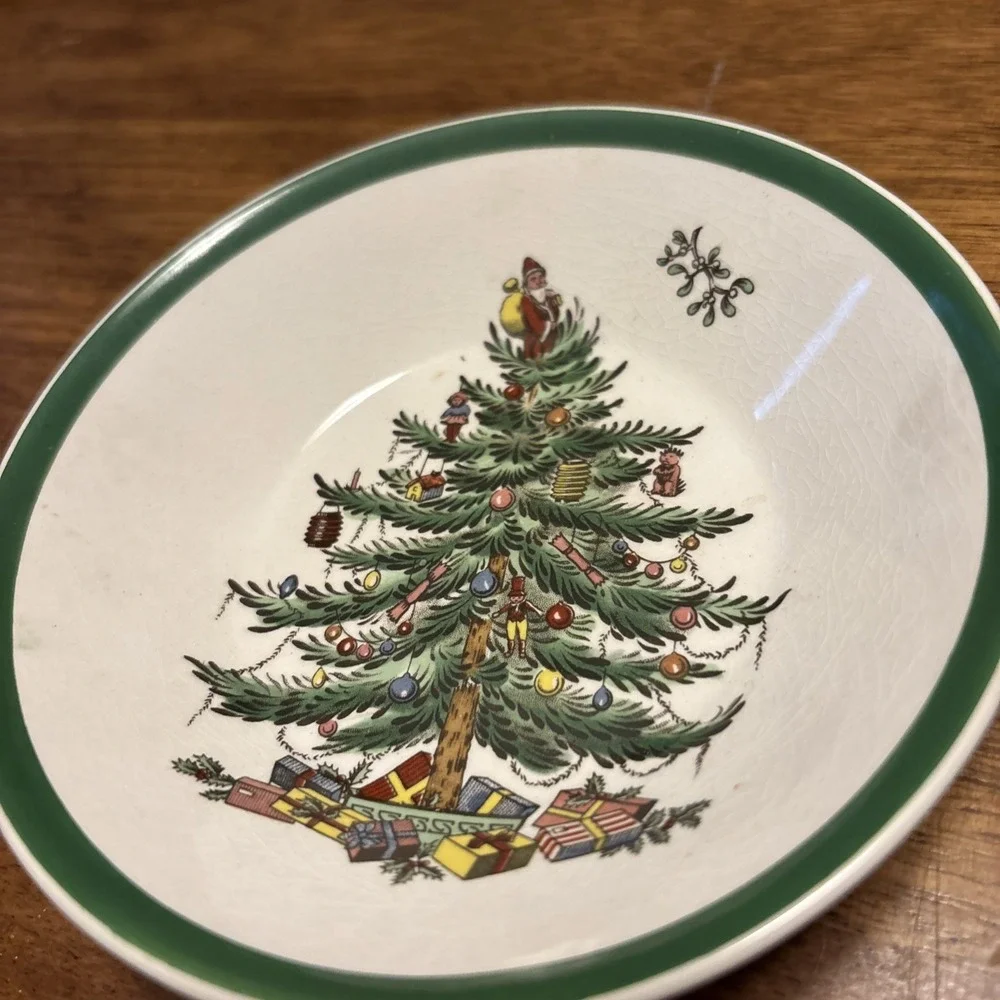 Vintage Copeland Spode England S3324‎ CHRISTMAS TREE 5.15